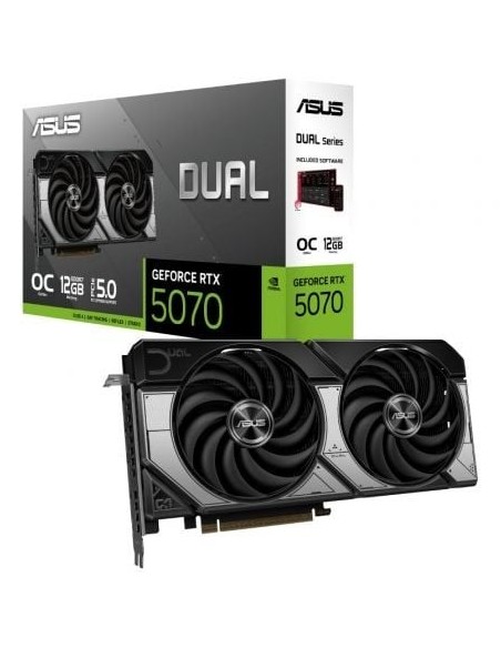 Tarjeta Gráfica Asus Dual GeForce RTX 5070 OC/ 12GB GDDR7
