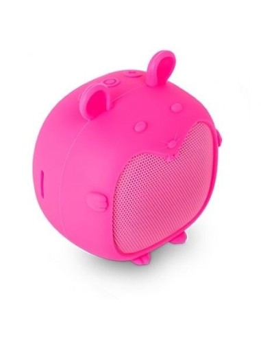 Altavoz con Bluetooth SPC Sounds Pups Mouse/ 3W/ 1.0/ Rosa