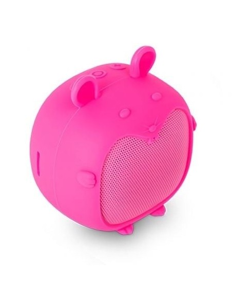 Altavoz con Bluetooth SPC Sounds Pups Mouse/ 3W/ 1.0/ Rosa