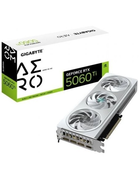 Tarjeta Gráfica Gigabyte GeForce RTX 5060 Ti AERO OC/ 8GB GDDR7