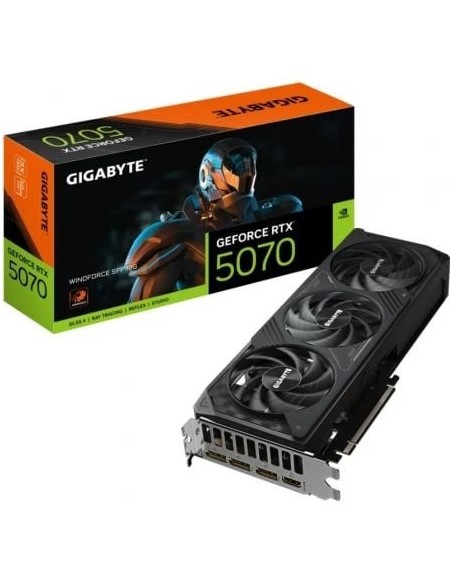 Tarjeta Gráfica Gigabyte GeForce RTX 5070 WindForce SFF/ 12GB GDDR7