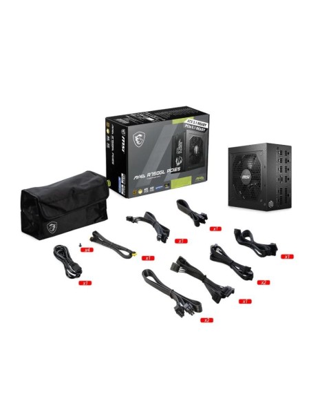 MSI Fuente Alimentación MAG A750GL PCIE5 II 750ATX