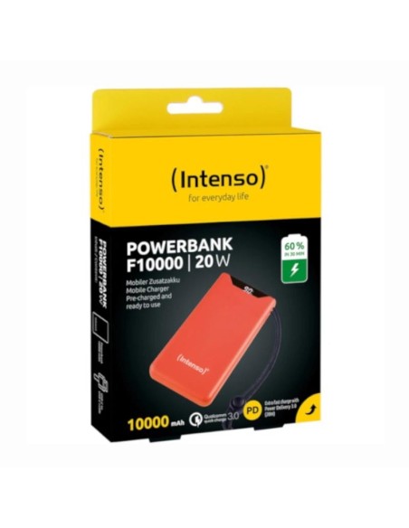 Intenso | PowerBank F10000 | 10000 mAh | Naranja