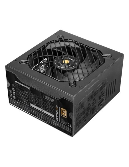 MARS GAMING Fuente Alimen.1000W Atx3.1 FullMod Psu