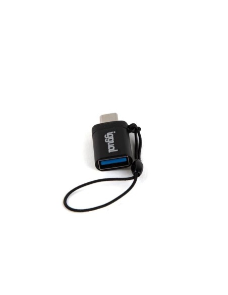 iggual Adaptador USB OTG tipo C a USB-A 3'1 negro