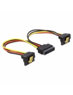 Delock Cable power sata 15pin 2x sata hdd angled