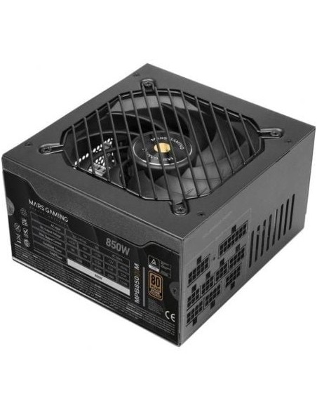Fuente de Alimentación Mars Gaming MPB850SIM/ 850W/ Ventilador 14cm/ 80 Plus Bronze