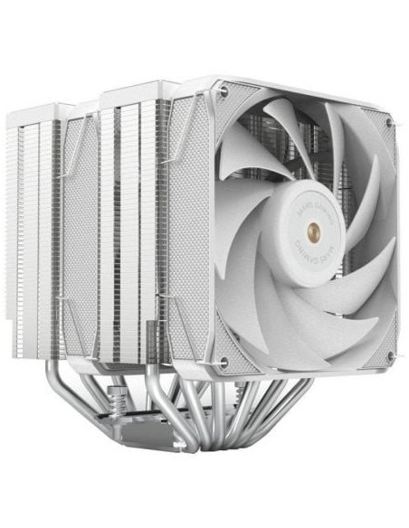 Ventilador con Disipador Doble Mars Gaming MCPU-XU6/ 2x 12cm/ Blanco