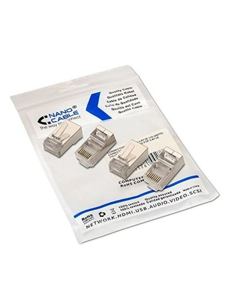 Conector RJ45 Nanocable 10.21.0103/ Cat.5e/ 10 uds