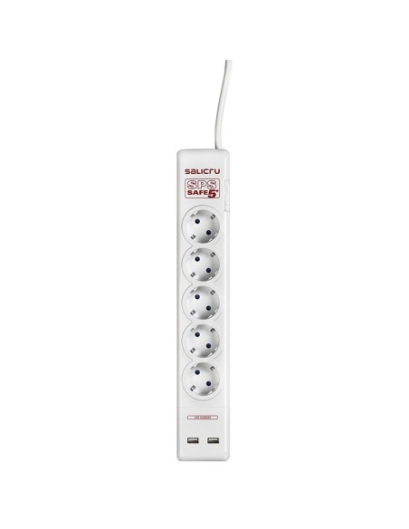 Salicru SPS SAFE 5+ Regleta con Protección 5 Tomas