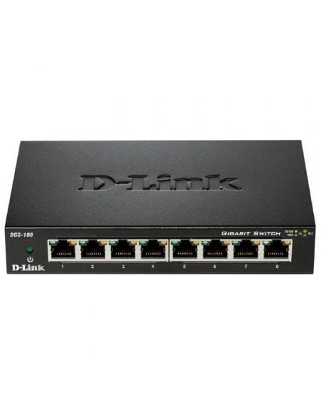 Switch D-Link DGS-108 8 Puertos/ RJ-45 10/100/1000