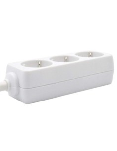 Ewent Ew3958 Regleta 3 tomas Blanco 2