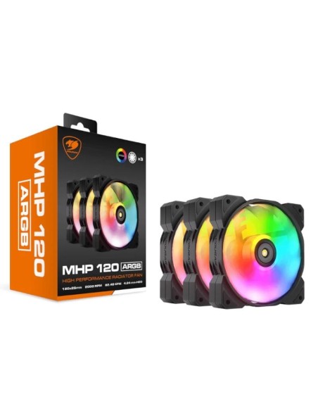 Cougar Ventilador Mhp 120 Argb Pack 3