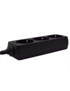 Ewent Ew3959 Regleta 3 tomas Negro 2