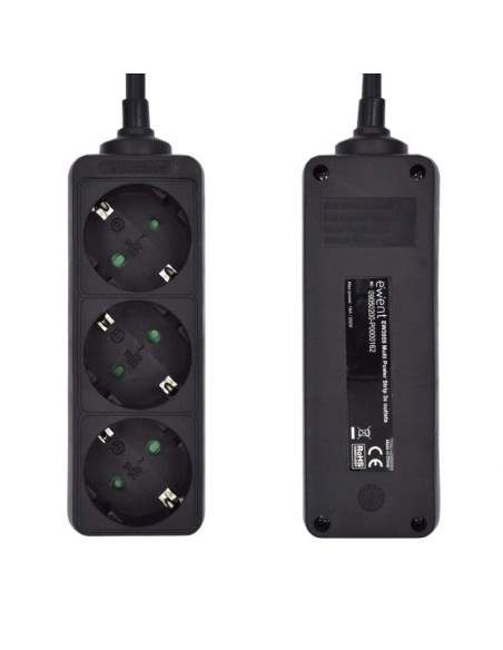 Ewent Ew3959 Regleta 3 tomas Negro