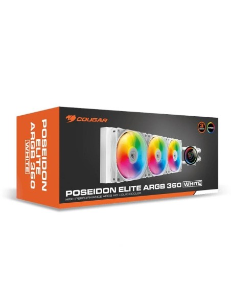 Cougar Ref. Liquid.Poseidon Elite ARGB 360 White