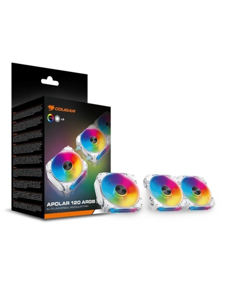 Cougar Vent. Modular Apolar 120 Argb White (3pcs)