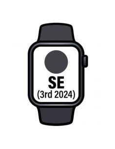 Apple Watch SE 3rd V2/ GPS/ Cellular/ 44mm/ Caja de Aluminio Medianoche/ Correa Deportiva Medianoche M/L