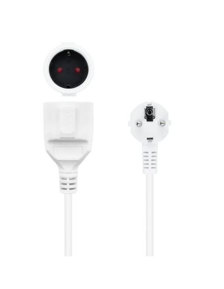 Nanocable Cable Alim' Alargador schuko blanco 2 M