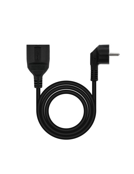 Nanocable Cable Alim' Alargador schuko negro 3 M