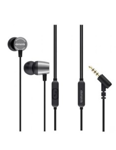 Auriculares Intrauditivos Aiwa ESTM-30SL/ con Micrófono/ Jack 3.5/ Plateados