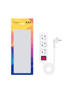 Nanocable Regleta 3 Tomas Interruptor Blanco 2