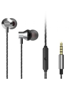 Auriculares Intrauditivos Aiwa ESTM-50SL/ con Micrófono/ Jack 3.5/ Plateados