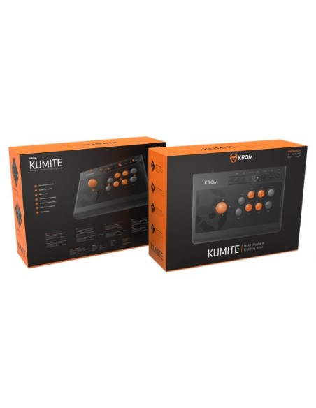 Krom Gamepad Arcade Kumite Multiplataforma