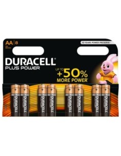 Duracell Plus Power Pila Alcalina AA LR6 Blister*8
