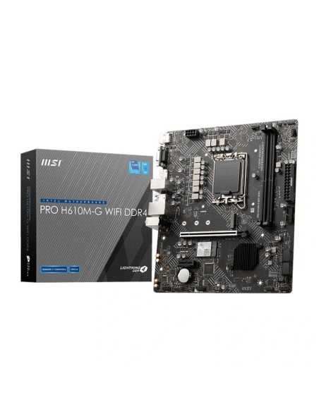 MSI Placa Base PRO H610M-G WIFI DDR4 mATX 1700