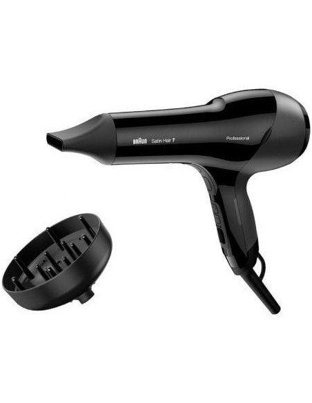 Secador Braun Satin Hair 7 Professional SensoDryer HD785/ 2000W/ Iónico/ Negro