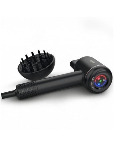 Secador GKL Onyx Smart/ 1600W/ Iónico/ Negro
