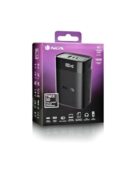 NGS BATERIA EXTERNA PORTATIL CARGA RAPIDA 140W