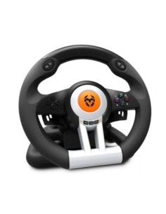 Krom Juego de Volante y pedales K-Wheel Multip'