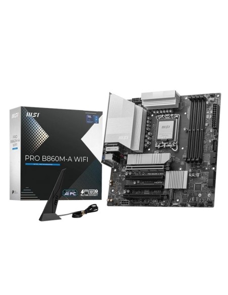 MSI Placa Base PRO B860M-A WIFI mATX DDR5 1851