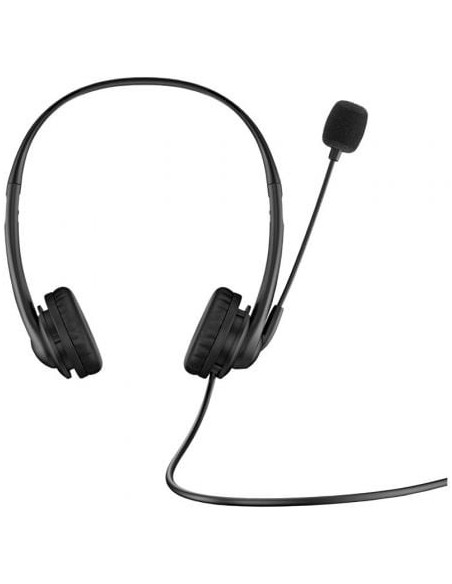 Auriculares HP G2/ con Micrófono/ Jack 3.5/ Negros