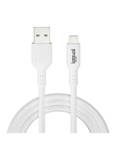 iggual cable USB-A/micro-USB 100 cm blanco