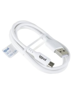 iggual cable USB-A/micro-USB 100 cm blanco 2
