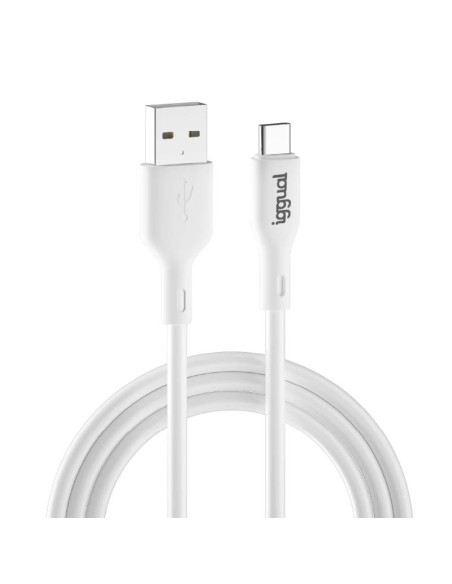 iggual cable USB-A/USB-C 100 cm blanco