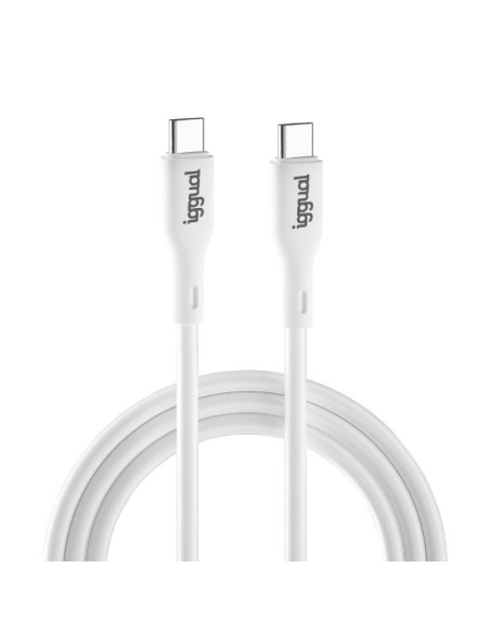 iggual Cable USB-C/USB-C 100 cm blanco Q3.0 3A