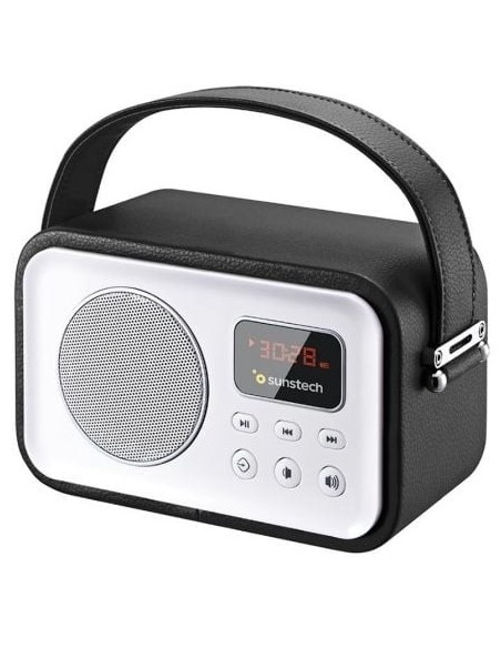 Radio Portátil Sunstech RPBT450/ a Pilas/ Negra