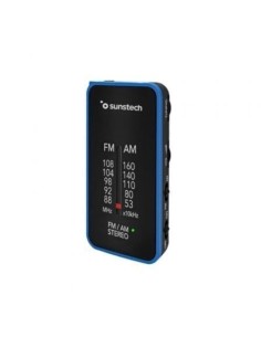 Radio Portátil Sunstech RPC6BL/ a Pilas/ Azul