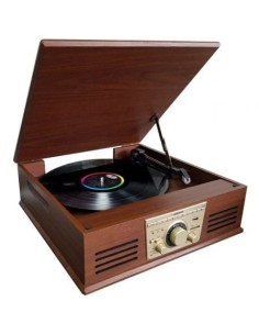 Tocadiscos Sunstech PXR32/ Bluetooth/ Radio FM/ Conversor a MP3