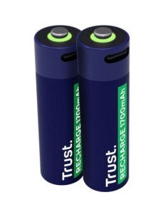 Pack de 2 Pilas AA Trust 25584/ Recargables