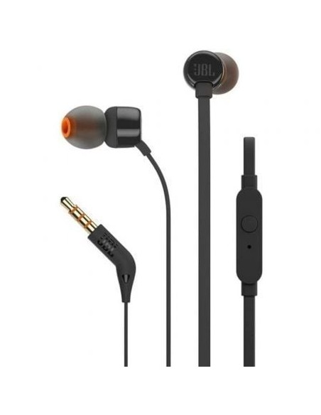 Auriculares Intrauditivos JBL Tune 160/ con Micrófono/ Jack 3.5/ Negros