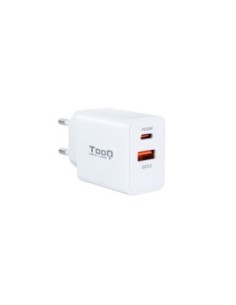 Tooq Cargador de pared doble USB-C PD+ USB A