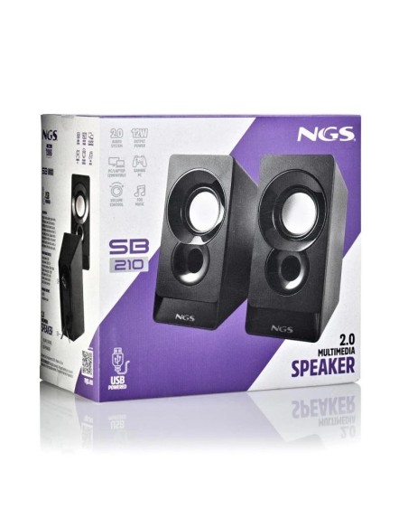 NGS Altavoz PC SB210 2.0 12W USB