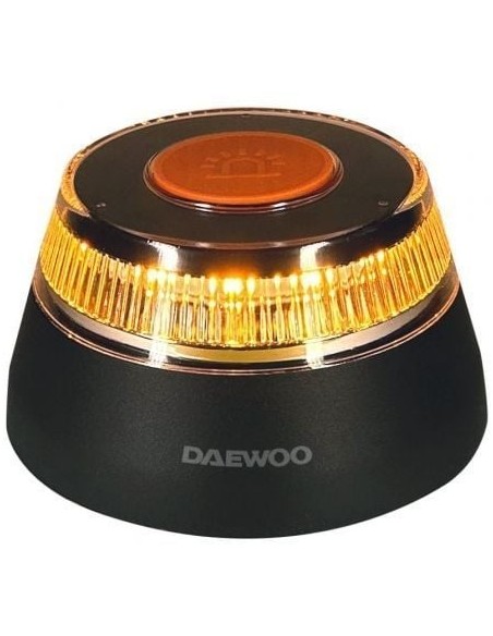 Luz baliza de emergencia para coche Daewoo DW5001 V16/ Homologada/ Base Imantada/ Geolocalizable/ Funciona a Pilas