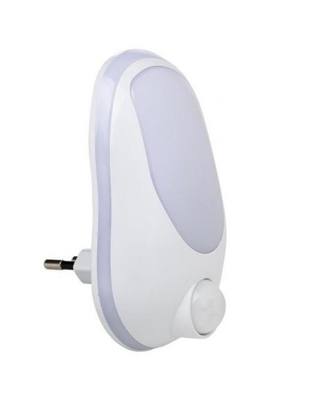 Luz de Noche con Sensor de Movimiento Smartwares 10.013.04/ 0.4W/ Blanca