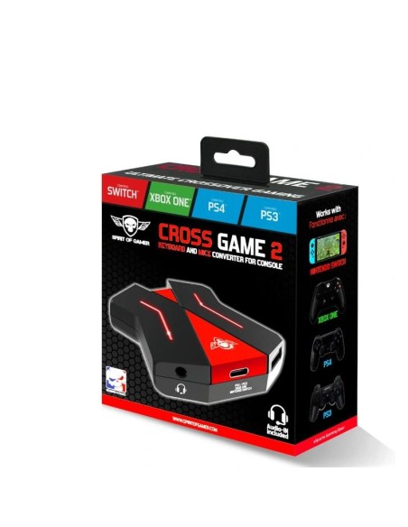 Spirit of Gamer Hub Crossgame2  Negro rojo